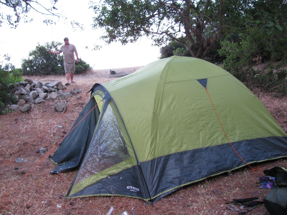 палатка для похода по ликийской тропе
